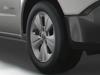 Nissan E NV200 Van 2022 wheel 3D model