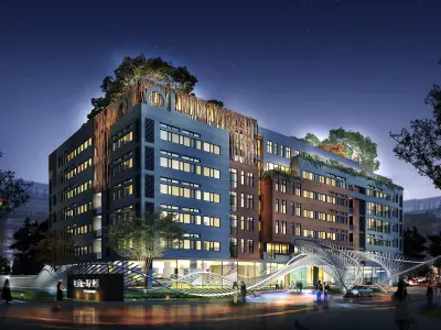 3Dmax fashion city commercial square building 41 3D model