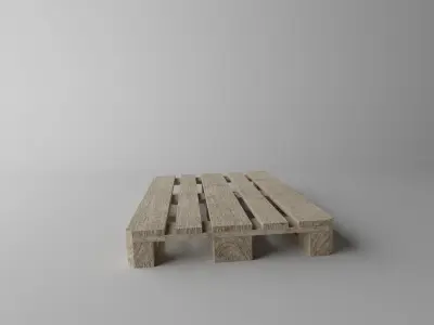 EUR pallete Free 3D model