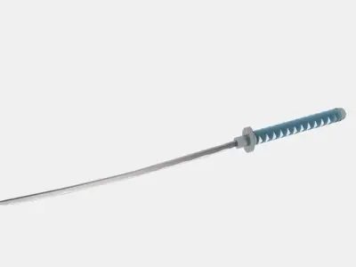 Make a Samurai Sword Step 13 3D model
