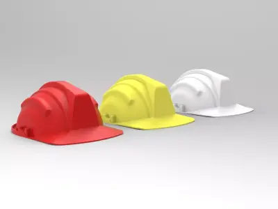Industrial Helmet 3D model
