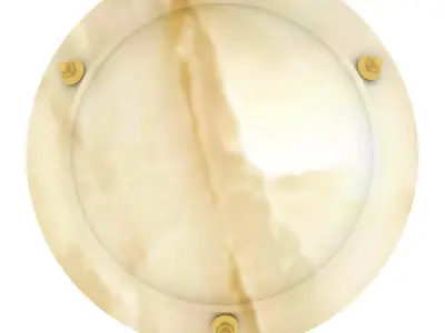 Beautiful Antique  Art Deco Pendant Light   Chandelier    3D model