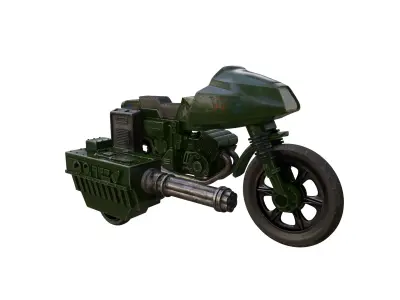 GI Joe RAM Motorcycle 3D model