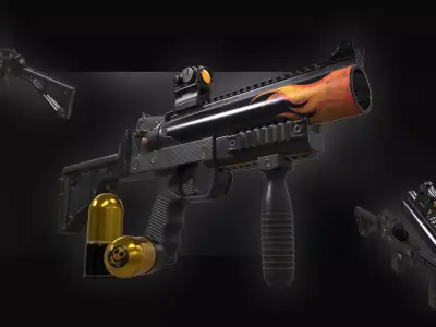 Ares GL-6 Low-poly 3D model