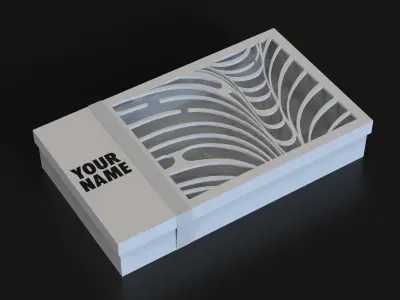 Stylized Box 1 Low-poly 3D model