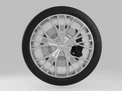 Audi A7 2015 Wheel 3D model