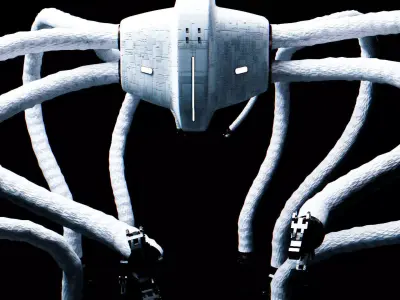 Octopod - Deep Space Constructor Scifi Machine 3D model