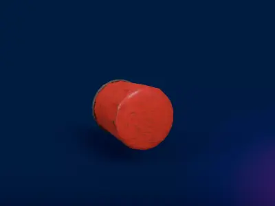 Used Oil Filter  Low-poly 3D model
