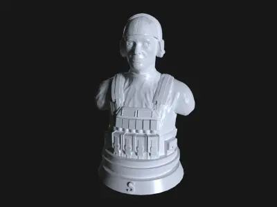 Sniper Soldier 3D print model