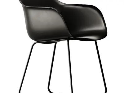Muuto Midst Conference Table and Chair 3D model