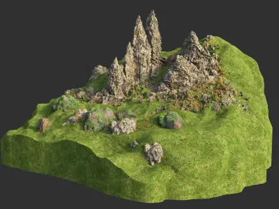 The Old Man of Storr 3D model