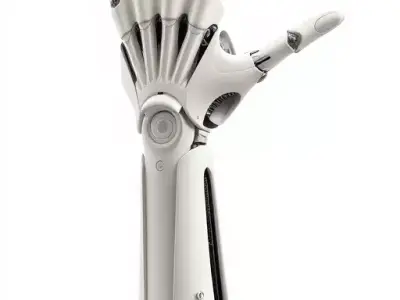 Futuristic Robotic Arm Model Pack Low-poly 3D model order