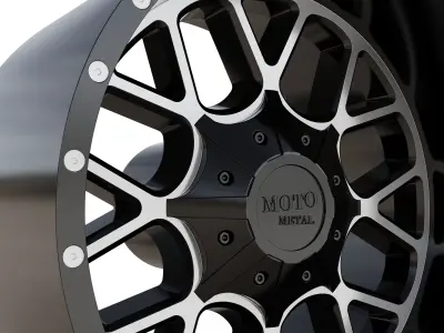MOTO METAL SIEGE WHEEL 3D MODEL 3D model