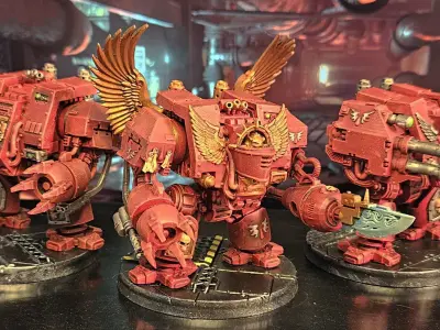 Blood Angels death miniature proxy table game wargame SAMPLE Free 3D print model