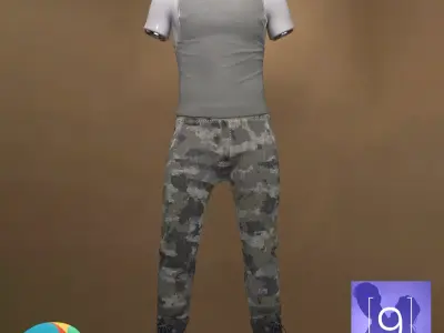 Outdoor Outfit for Genesis 9  3D model