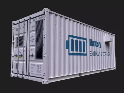 Solar Cell Thermal Energy Storage System 3D model