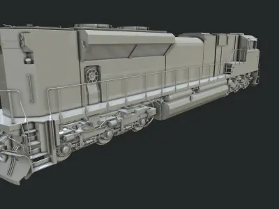 EMD-SD70ACe Locomotion 3D model