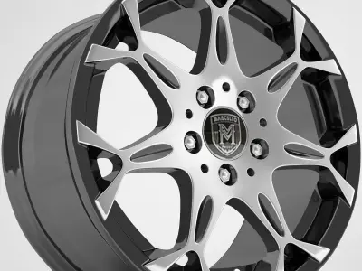 Marcello MR02 and 05 rims 3D model