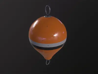 Mooring Buoy 3D Model Low-poly 3D model
