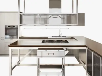 Scavolini diesel social kitchen type 003 3D model
