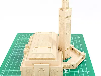 Hassan II Mosque 3D model purchase