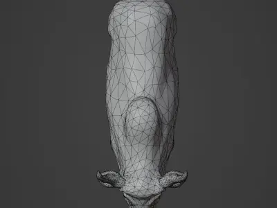 Bull Lowpoly Model Free 3D model