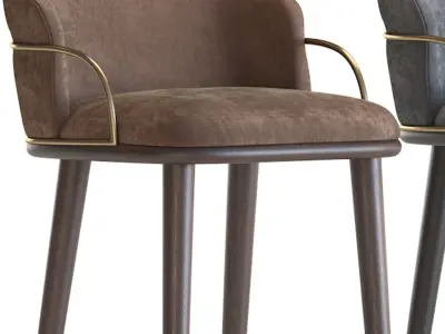 ARVEN BAR STOOL 3D model