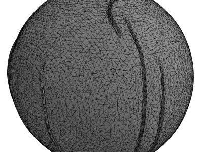 Realistic Medicine Ball Gym Equipment Low-poly 3D model