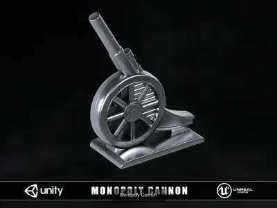 Monopoly Pieces 3D Model Pack