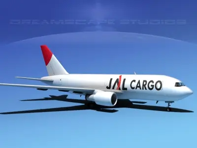 Boeing 767-100 JAL CARGO 3D model