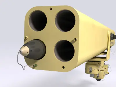 Fletcher Rocket Launcher 3D model