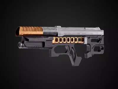 Sci Fi Game Ready Melee 4k Textures Blenderkit Free 3D model