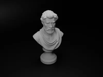 Italian Condottieri Bust Chess 3D print model order