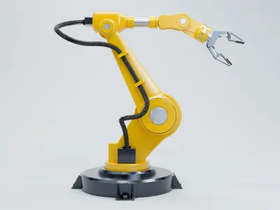 Robotic Mechanical Arm 3D model