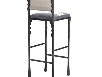 BAR STOOL ENGRENAGE 3D model