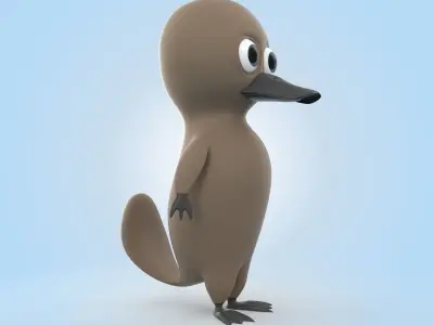 Platypus 3D model purchase