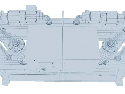 Water Cooled Chillers Model 3D model