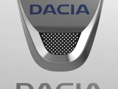 dacia logo 3D model