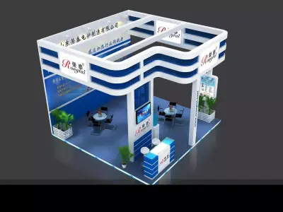 Exhibition - Area -6X6-3DMAX2012-011 3D model