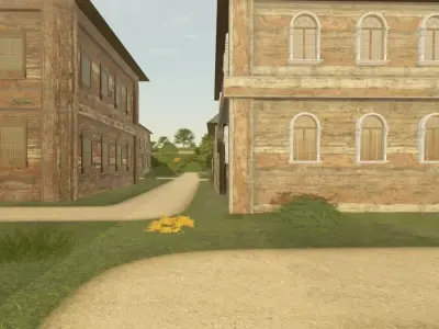 Island Village 3D model buy