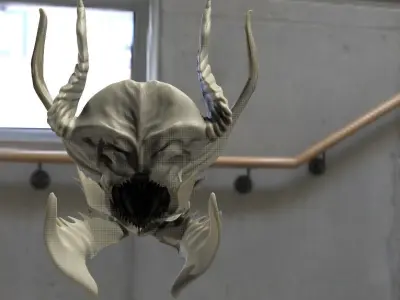 Fish scull Monster 3D model