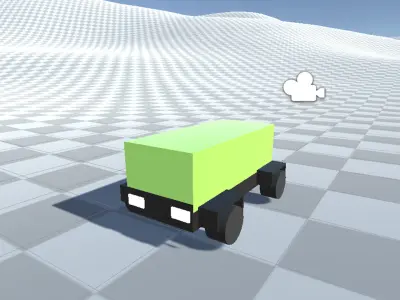 Simple Hover Vehicle Physics Toolkit - Scripts only Low-poly 3D model