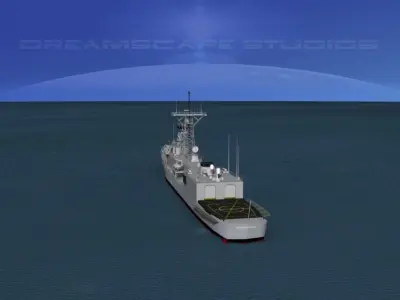 Spanish Frigate Reina Sofia F84 3D model