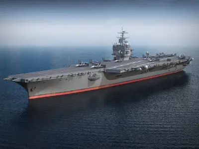 USS Enterprise CVN-65 Carrier 3D model