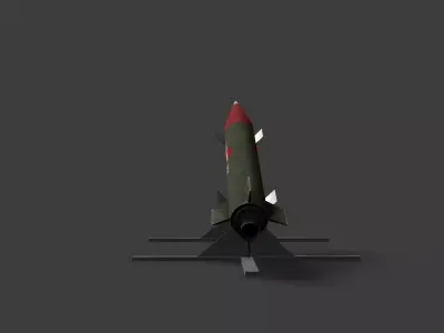 M75 Missile Low-poly 3D model