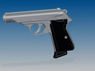 Walther PP 3D model purchase