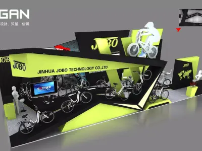 Exhibition - Area - 6X15-3DMAX2009-014 3D model