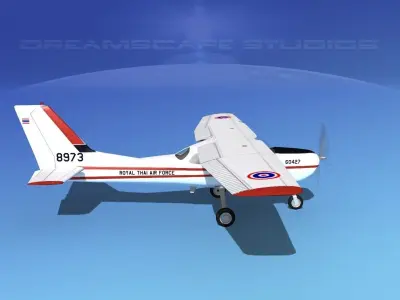 Cessna T-41 Mescalero Royal Thai AF 3D model