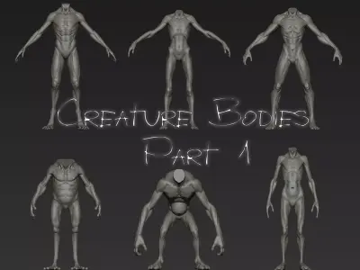 Creature Bodies Part 1 3D model