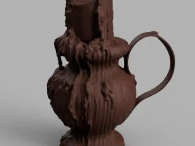 VIEUX BOUGEOIR 3D print model